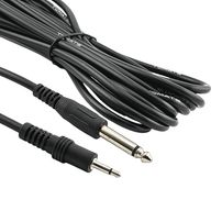 Cabo P2 para P10 5,00 m - Tomate - Modelo MCB-013 - 8387