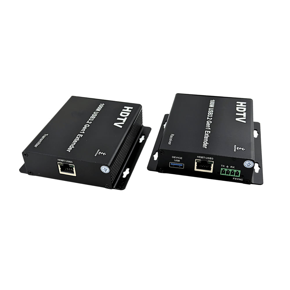 Extensor USB 3.0 via RJ45 100 Metros - Central Cabos
