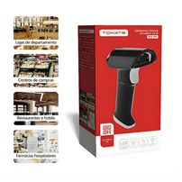 Leitor de Código de Barras 2D Sem Fio Tomate MDK-103S - USB 2.4G - QR Code - CMOS 360° - 8427