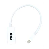 Adaptador Mini DisplayPort para HDMI Tomate MTV-604 - Full HD 1080p - Mini DP Macho x HDMI Fêmea - 8348