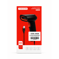Leitor de Código de Barras 1D com Fio USB Tomate MDK-2500 2500dpi - 8428