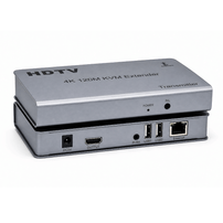 Extender kvm hdmi 120m com ir via cabo de rede cat5e cat6 4k - 8451