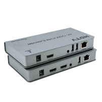 Extender kvm hdmi 120m com ir via cabo de rede cat5e cat6 4k - 8451