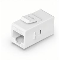 Acoplador Emenda Keystone Cat6 RJ45 Ubiquiti UACC Keystone Coupler C6 Pack com 12 Unidades - 8465