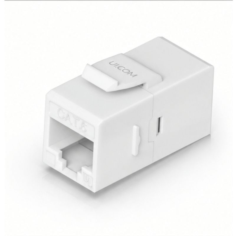 Acoplador emenda keystone cat6 uacc-keystone-coupler-c6