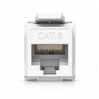 Keystone Jack Cat6 RJ45 Ubiquiti UACC Keystone Jack C6 Pack com 12 Unidades - 8459