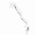 Suporte monitor ajustável 13 a 32 com pistão a gás vesa 100x100 | branco - 8473