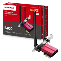 Adaptador PCIe Wi-Fi 6E AXE5400 Bluetooth 5.3 Mercusys MA86XE - 8495