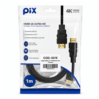 Cabo HDMI 2.0 19 Pinos 4K 3D 1 Metro - 5216