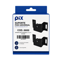 Suporte fixo universal 10" a 71" preto - 6600
