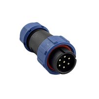 Conector 7 Pinos 5A Power Aviação Acoplador Macho - 8447