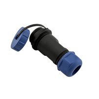 Conector 7 Pinos 5A Power Aviação Acoplador Fêmea - 8446