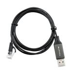 Cabo adaptador de rede usb-a para rj45 gigabit de 1,5m - mwi-012