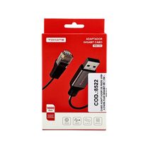 Cabo Adaptador de Rede USB-A para RJ45 Gigabit 10/100/1000 Mbps 1,5 m Tomate MWI-012 - 8522