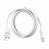 Cabo USB-A para USB-C Turbo 18W 20v 1 m Branco Tomate TC-111AC - 8527