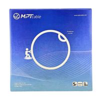 Cabo de Rede Cat5e U/UTP 24AWG CMX CAIXA/C 100m Vermelho MPT Cable - 8516