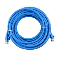 Patch Cord Cat6 RJ45 24AWG Cobre 10 Metros Azul Connect Pro - 7691