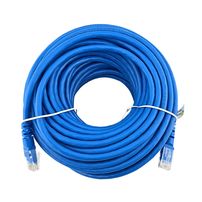 Patch Cord Cat6 RJ45 U/UTP 24AWG Cobre 20 Metros Azul Connect Pro - 7692