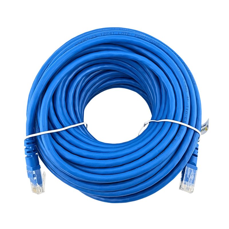 Patch cord cat6 20mts azul (cobre)