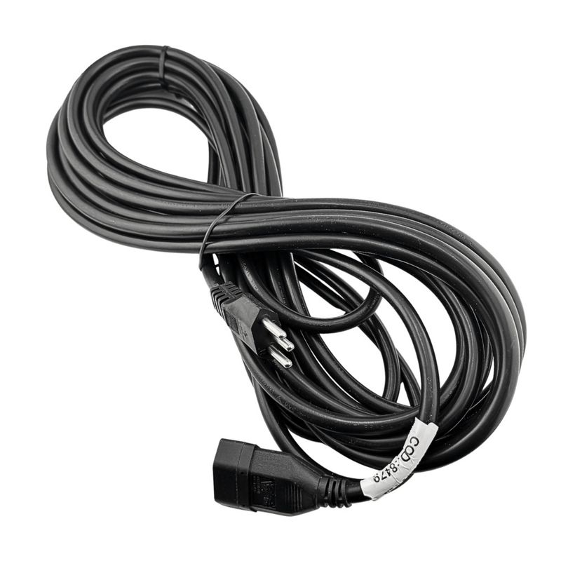 Cabo de forca ext. 3 x 2.50mm m180 20a 10.00m preto