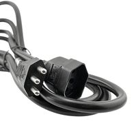 Cabo de Força Extensão Elétrica 20A 3 x 2,50 mm² 3 Metros Preto Central Network M180 - 8477