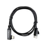 Cabo adaptador de rede tipo c 90g para rj45 gigabit de 1,5m - mwi-013