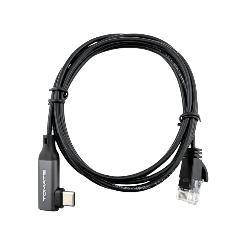 Cabo adaptador de rede tipo c 90g para rj45 gigabit de 1,5m - mwi-013