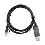 Cabo adaptador de rede usb-a para rj45 gigabit de 1,5m - mwi-012