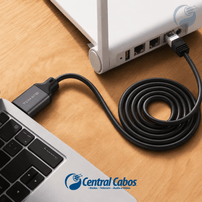 Cabo Adaptador de Rede USB-A para RJ45 Gigabit 10/100/1000 Mbps 1,5 m Tomate MWI-012 - 8522