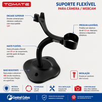 Suporte Flexível para Leitor de Código de Barras Tomate MDK-S01 - 8557